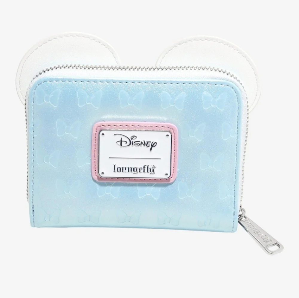 Minnie Ruffle Ears Loungefly Mini Backpack And Wallet Set - Picture 7 of 9
